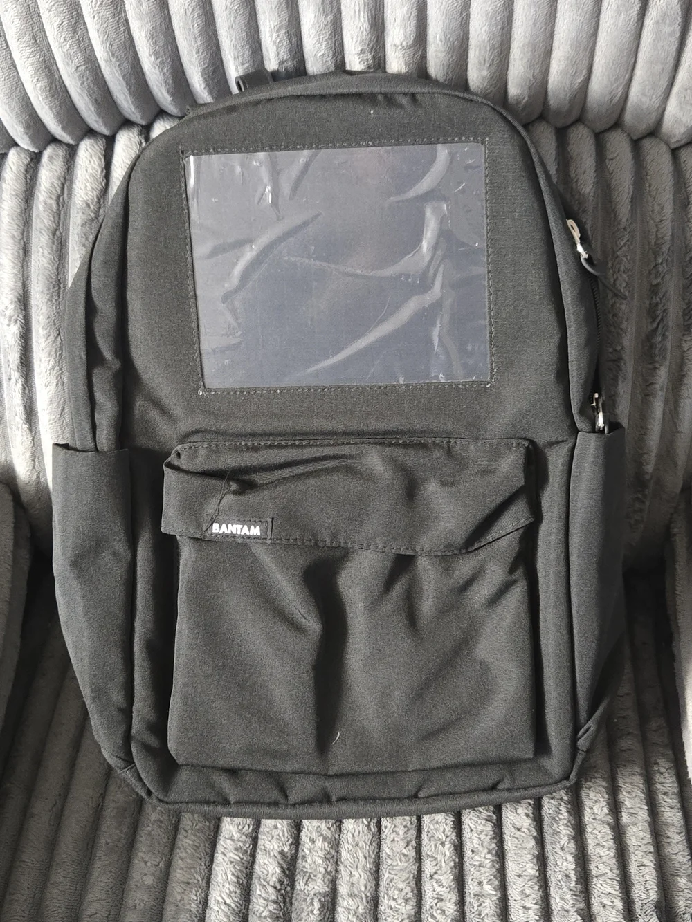 BANTAM Solar Charging Black Backpack